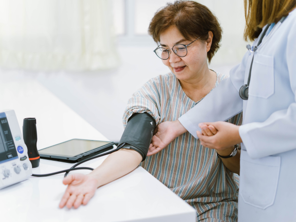 Regularly getting your blood pressure checked can inform you of your risks.