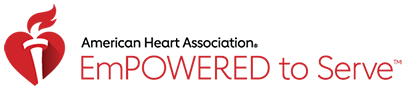 American Heart Association - Empowered to Serve logo