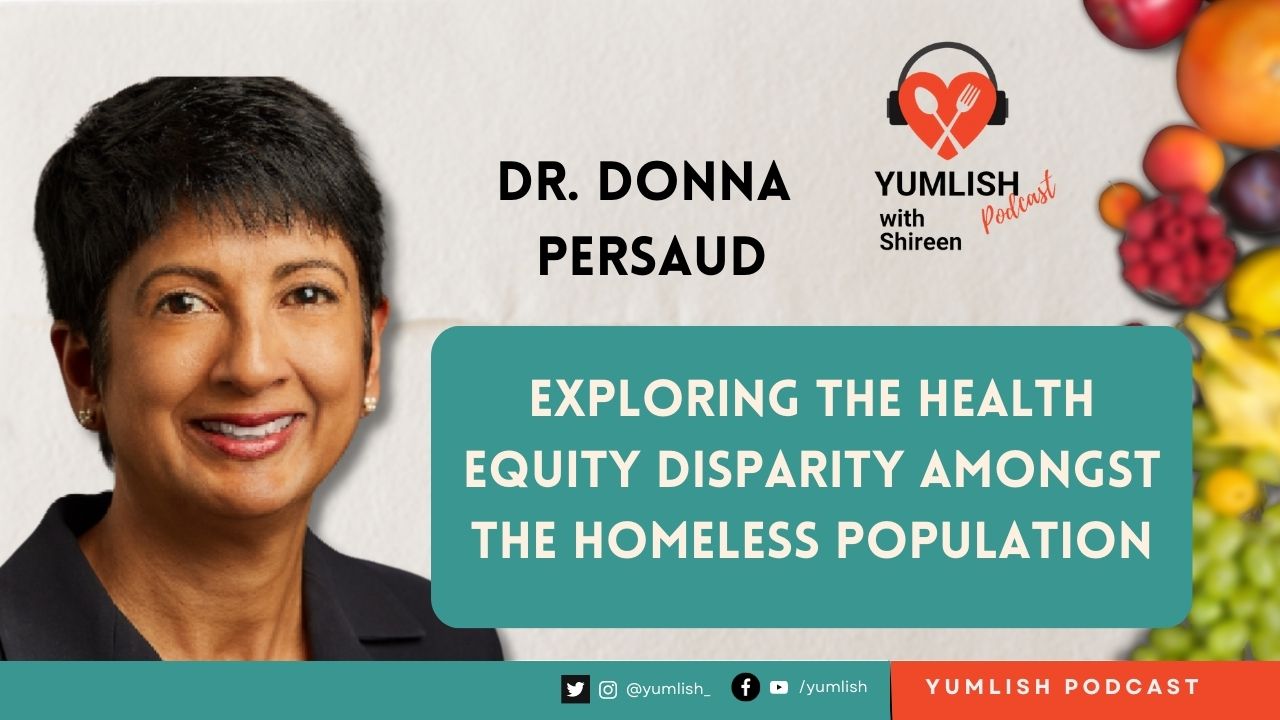 dr persaud black shirt smiling health equity disparity among homeless