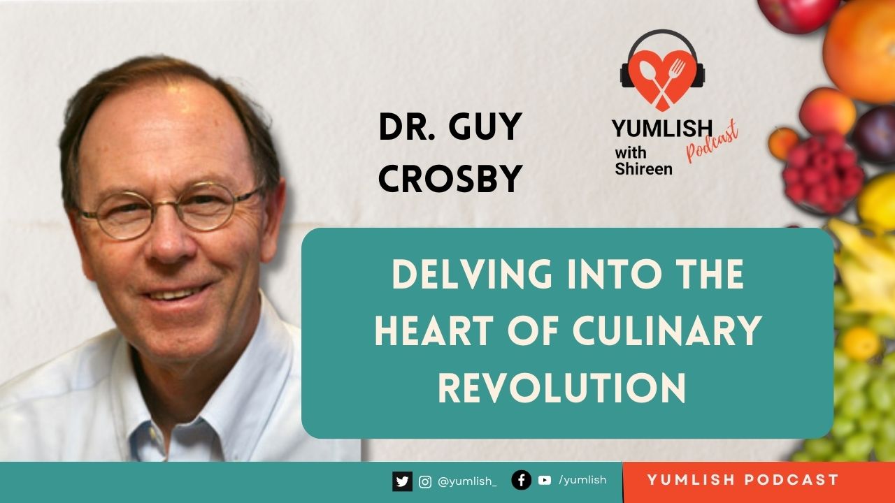 dr guy crosby white coat glasses smiling culinary revolution